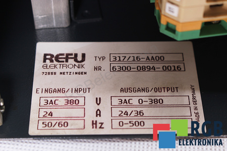 317/16-AA00 REFU ELEKTRONIK REFU 317