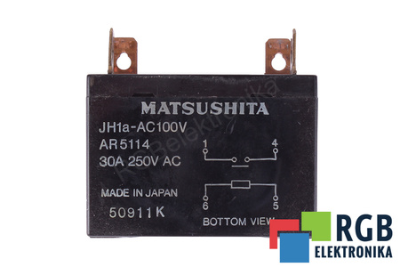 JH1A-AC100V MATSUSHITA AR5114 250V, 30A RELE