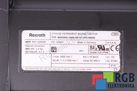 MSK050C-0450-NN-S1-UP0-NNNN REXROTH R911320538