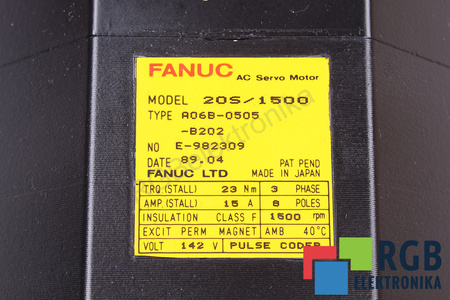 A06B-0505-B202 FANUC 20S/1500