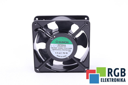 DP200A2123XST SUNON DP200A DP200A2123XST.GN 120X120X38MM, 230V VENTILÁTOR