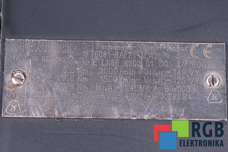 1FT6081-8AF71-4EA2 SIEMENS