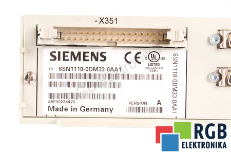 6SN1118-0DM33-0AA1 SIEMENS VERSION A