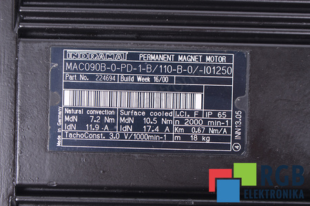 MAC090B-0-PD-1-B/110-B-0/-I01250 INDRAMAT