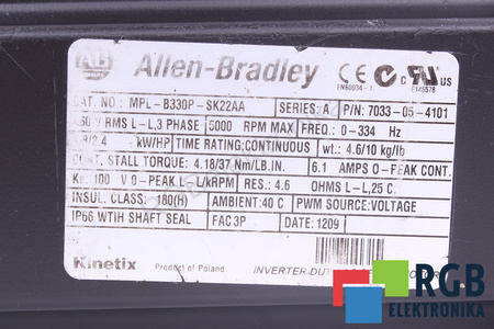 MPL-B330P-SK22AA ALLEN BRADLEY