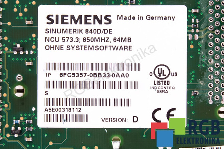 6FC5357-0BB33-0AA0 SIEMENS SINUMERIK 840D/DE NCU573.3 NA NÁHRADNÍ DÍLY