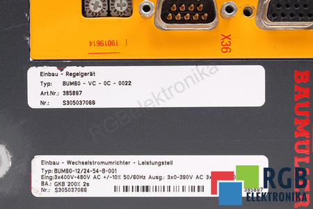 BUM60-12/24-54-B-001 BAUMÜLLER BUM60-VC-0C-0022