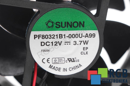 PF80321B1-000U-A99 SUNON 80X80X32MM, 12V VENTILÁTOR