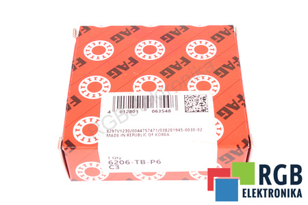 6206-TB-P6-C3 FAG 30X62X16 LOŽISKO