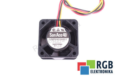 109P0405H601 SANYO DENKI SANACE40 40X40X20MM, 5V, 0.32A VENTILÁTOR