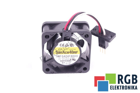 A90L-0001-0507#A FANUC 9WF0424F6D03 40X40X20MM, 24V VENTILÁTOR