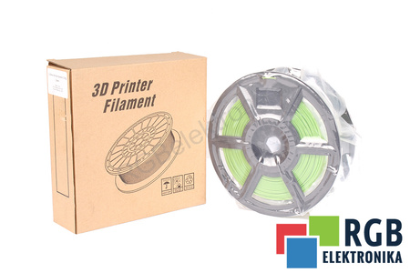 1,75MM HS PLA FILAMENT 0.5KG GREEN FLASHFORGE VNĚJŠÍ ROZMĚR CÍVKY 180MM, VNITŘNÍ ROZMĚR CÍVKY 50MM, ŠÍŘKA CÍVKY 45MM