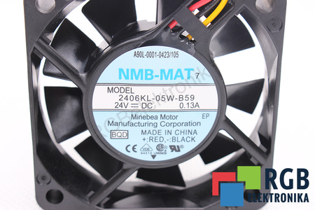 A90L-0001-0423#105 FANUC 60X60X15MM, 24V, 0.13A VENTILÁTOR