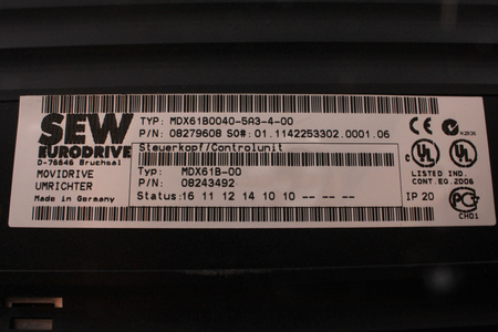 MDX61B0040-5A3-4-00 + MDX60A0040-5A3-4-00 SEW EURODRIVE