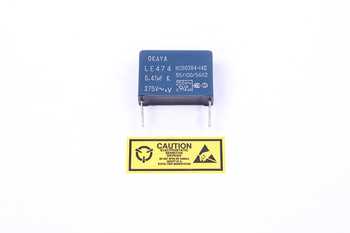 KONDENZÁTOR LE474 OKAYA 0.47UF, 275VAC