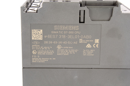6ES7318-3EL01-0AB0 SIEMENS CPU 319-3PN/DP