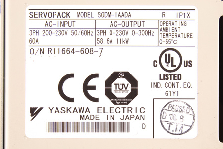 SGDM-1AADA YASKAWA SERVOPACK
