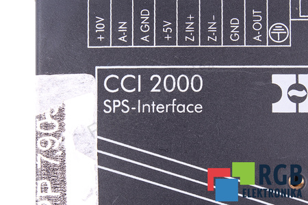 CCI2000 DEMAG SPS1V2 NA NÁHRADNÍ DÍLY