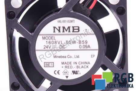 A90L-0001-0528#70 FANUC 1608VL-05W-B59 40X40X20MM, 24V VENTILÁTOR