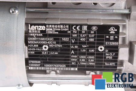 MSEMAXX063-42C15 LENZE G50BH114MVCK2C
