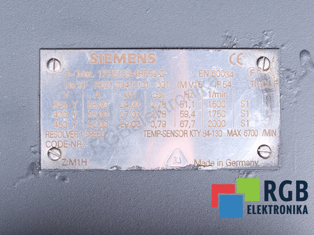 1PH6138-4RF59-Z SIEMENS Z:M1H