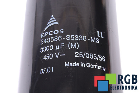 KONDENZÁTOR B43586-S5338-M3 EPCOS 3300UF, 450V