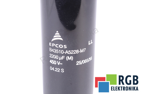 KONDENZÁTOR B43510-A5228-M7 EPCOS 2200UF, 450V