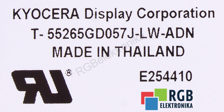 T-55265GD057J-L-W-AND KYOCERA LCD DISPLEJ