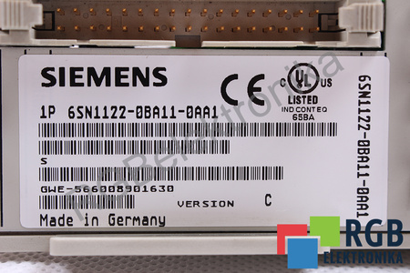 6SN1122-0BA11-0AA1 SIEMENS VERSION C SIMODRIVE 611