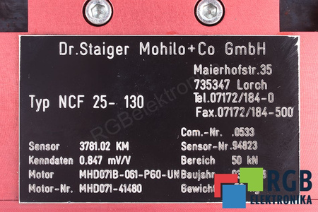 NCF25-130 DR.STAIGER MOHILO+CO