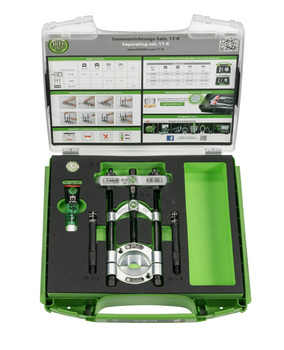 SADA ODDĚLOVACÍCH ZAŘÍZENÍ S RYCHLOUPÍNACÍM TLAČNÝM VŘETENEM 17-K KUKKO