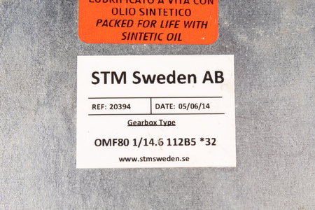 OMF80 STM 1/14.6 14.6I PŘEVODOVKA