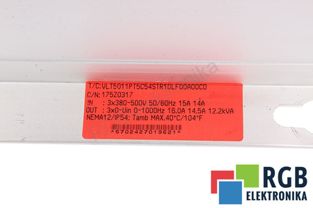 VLT5011PT5C54STR1DLF00A00C0 DANFOSS VLT5000