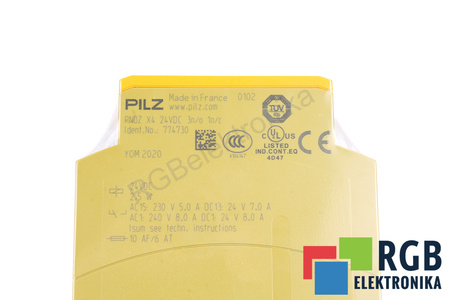 PNOZ X4 24VDC 3N/O 1N/C PILZ 774730 BEZPEČNOSTNÍ RELÉ