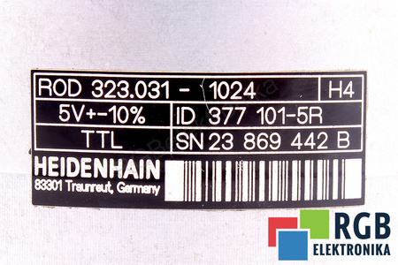 ROD323.031-1024 HEIDENHAIN ID.NR.377101-5R ENKODÉR