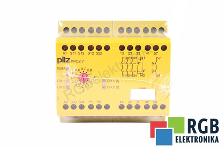 PNOZ V 3S 24VDC 3N/O 1N/C 1N/O T PILZ 774789 BEZPEČNOSTNÍ RELÉ