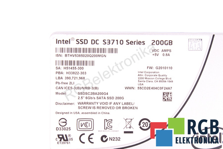 SSDSC2BA200G4 INTEL 200GB SATA