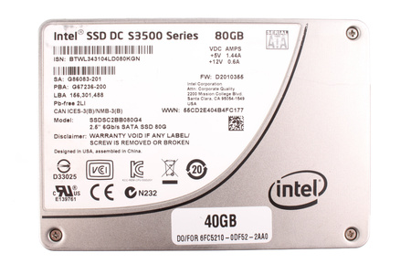 SSDSC2BB080G4 INTEL PRO 6FC5210-0DF52-2AA0 40GB 2.5" 6GB/S SATA SSD