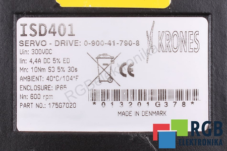 ISD401 KRONES PŘEDNÍ DRŽÁK