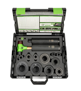 KOVOVÁ SADA NÁŘADÍ PRO MONTÁŽ LOŽISEK VNITŘNÍ PRŮMĚR 5-10 MM VNĚJŠÍ PRŮMĚR 26-110 MM 71 KUKKO