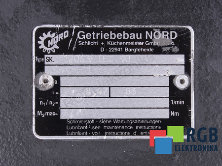 SK.12063 NORD IEC90 I=8.47 PŘEVODOVKA
