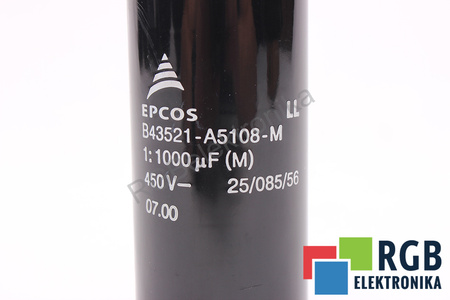 KONDENZÁTOR B43521-A5108-M EPCOS 1:1000UF, 450VDC