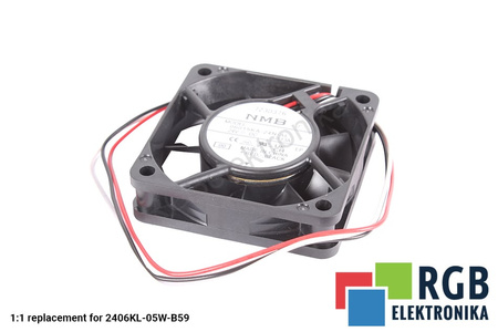 06015KA-24N-AL NMB TECHNOLOGIES NÁHRADA A90L-0001-0506#105 2406KL-05W-B59 60X60X15MM, 24V, 0.13A VENTILÁTOR