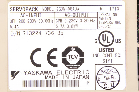 SGDM-08ADA YASKAWA