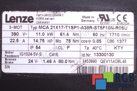 MCA21X17-T1SP1-A38R-ST5F10N-R0SU LENZE