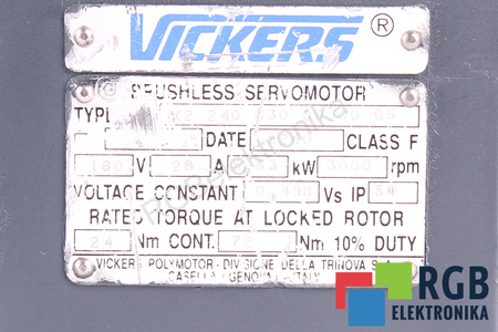 FASK22400300000G6 VICKERS ZADNÍ DRŽÁK