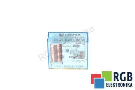 40.61.9.021.0000 FINDER 21VDC 250V, 16A RELE