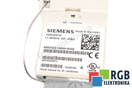 6SN1123-1AB00-0HA2 SIEMENS VERSION A SIMODRIVE
